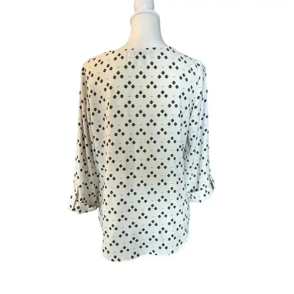 Brixton ivy blouse top cuffed long sleeve scoop bottom size medium - Picture 7 of 8